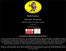 Tablet Screenshot of mototireguy.com